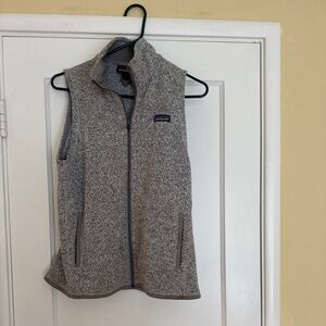 Grey Patagonia better sweater fleece vest